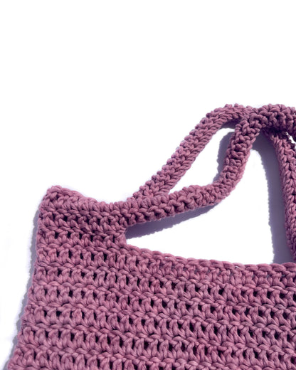 CARTERA TIPO TOTE BAG - PALO ROSA